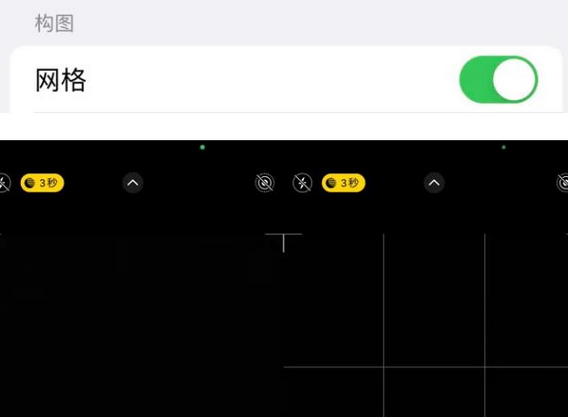 叉河镇苹果手机维修网点分享iPhone如何开启九宫格构图功能