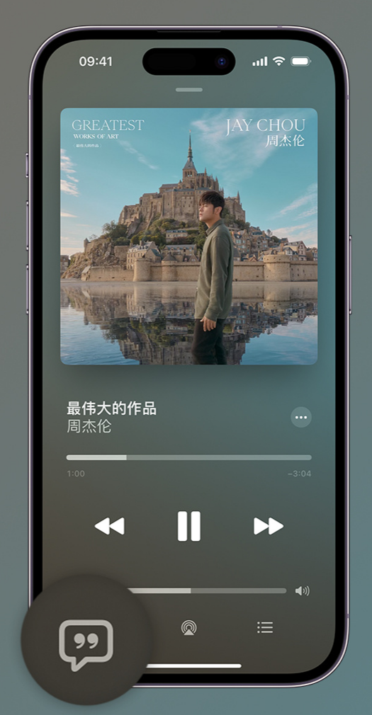 叉河镇iphone维修分享如何在iPhone上使用Apple Music全新唱歌功能 