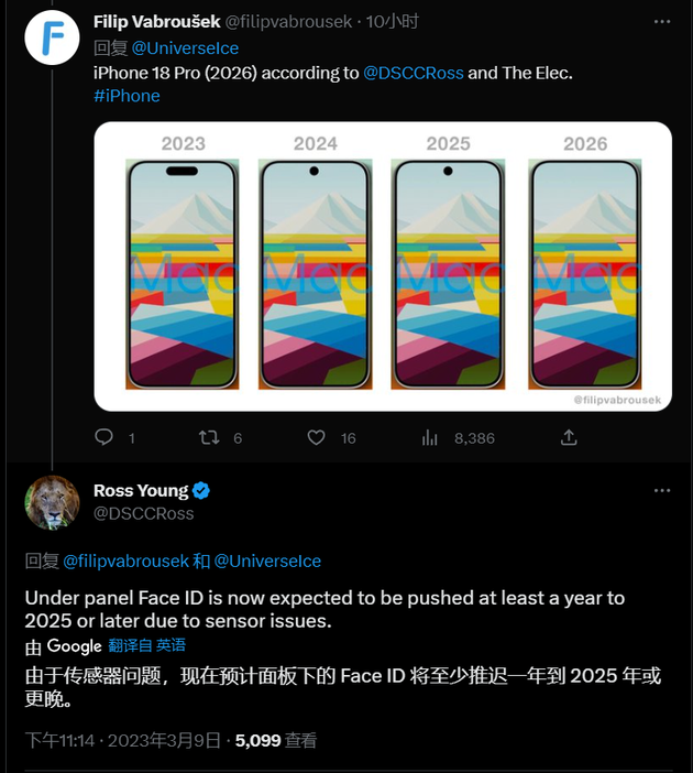 叉河镇苹果手机维修分享:屏下Face ID有什么优势？iPhone何时会有屏下Face ID？ 